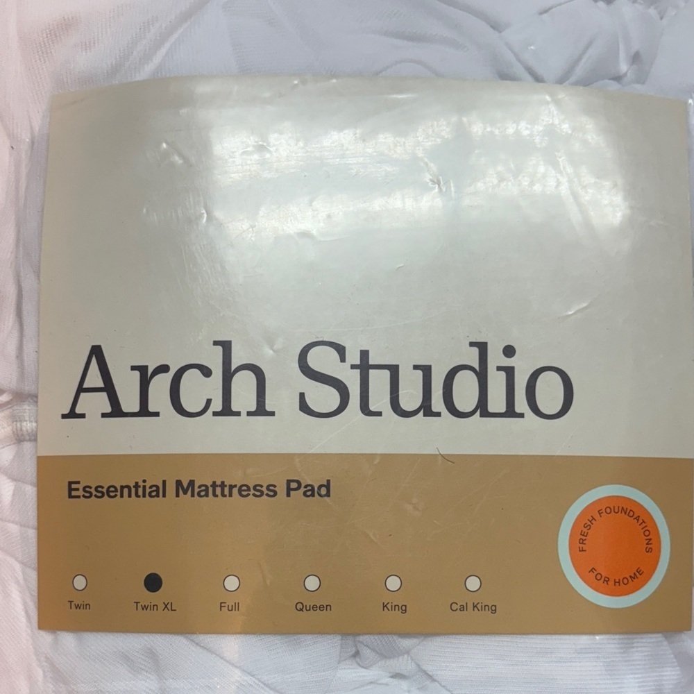 Essential Mattress Pad white twin xl